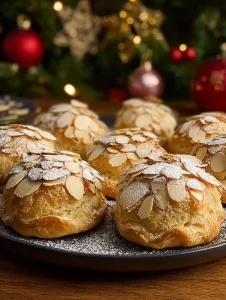 Three-ingredient Italian Almond Biscotti on a plate with almonds