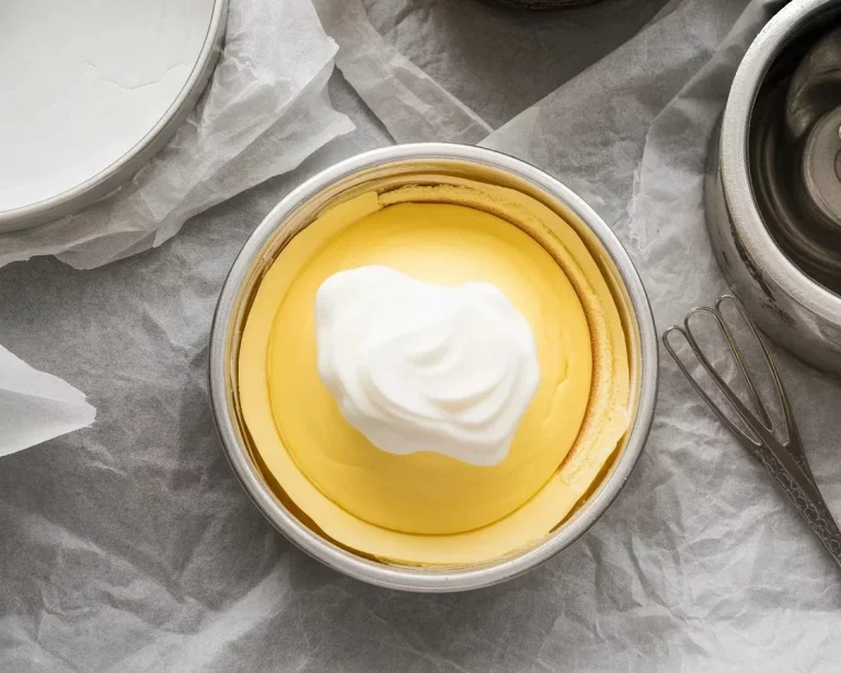 Fluffy Japanese Cotton Cheesecake served on a plate with a fresh berry garnish