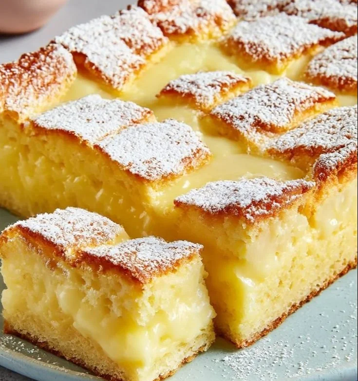 Delicious one-bowl lemon cake with lemon zest and icing on top