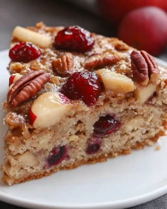 Delicious protein breakfast cake for a healthy morning meal