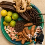 Aidan's unique fruit beverage infused with garlic for a refreshing twist.