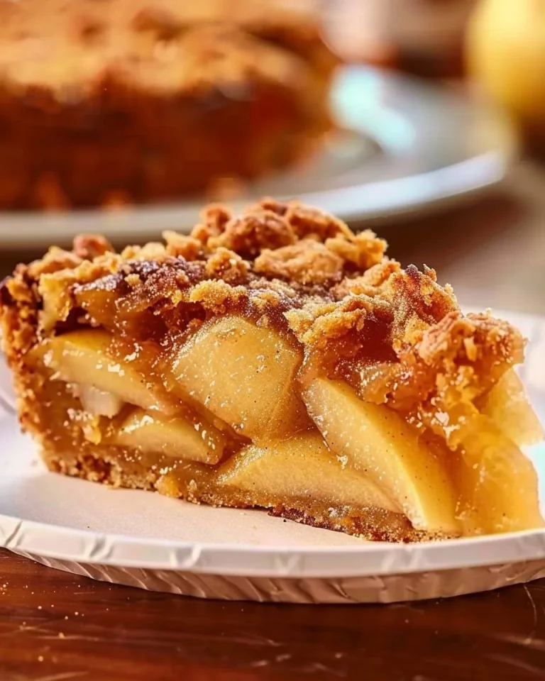 Delicious Air Fryer Swedish apple cake topped with fresh apples and spices