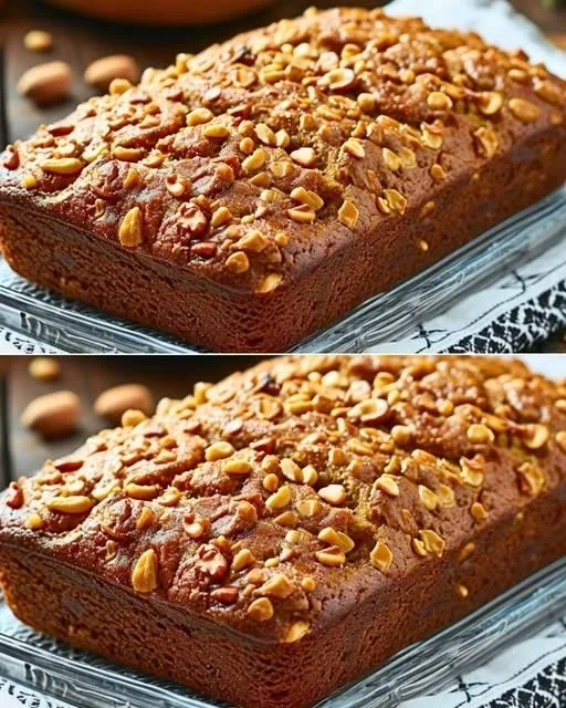 Delicious slice of apple oat cake with sugar-free caramel sauce on top