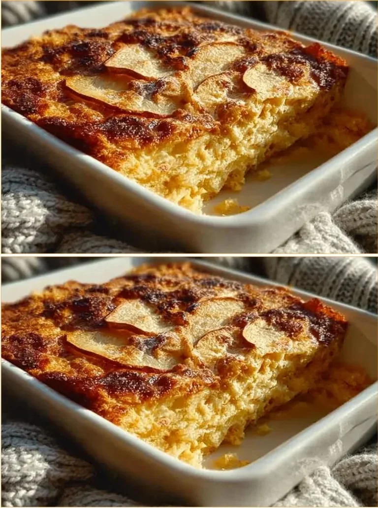 Delicious homemade Apple Breakfast Cake with fresh apples and spices