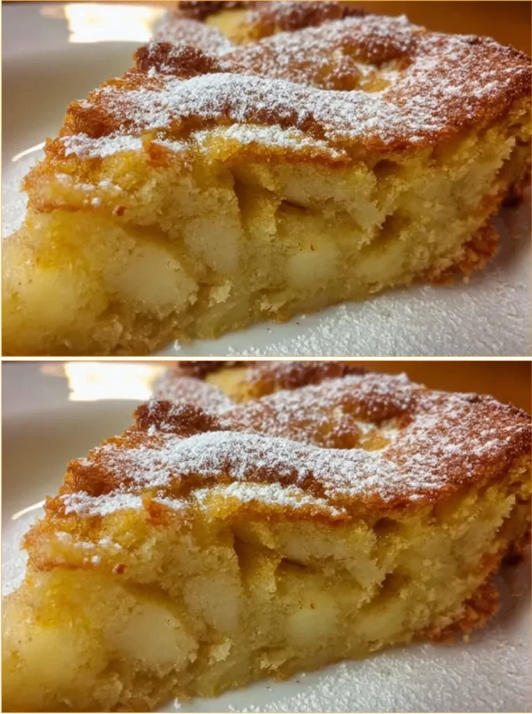 Authentic German Apple Cake with fresh apples and spices
