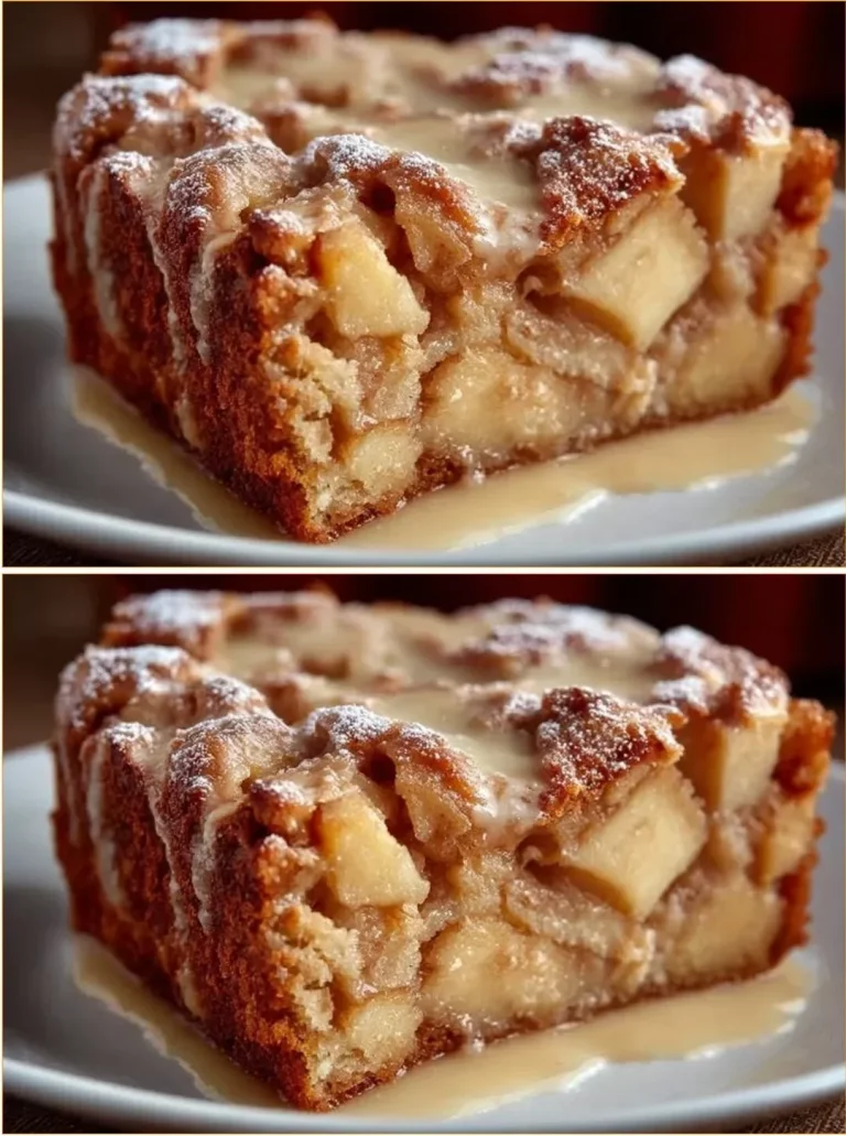 Delicious Apple Dapple Cake with slices of fresh apples and spices on a plate