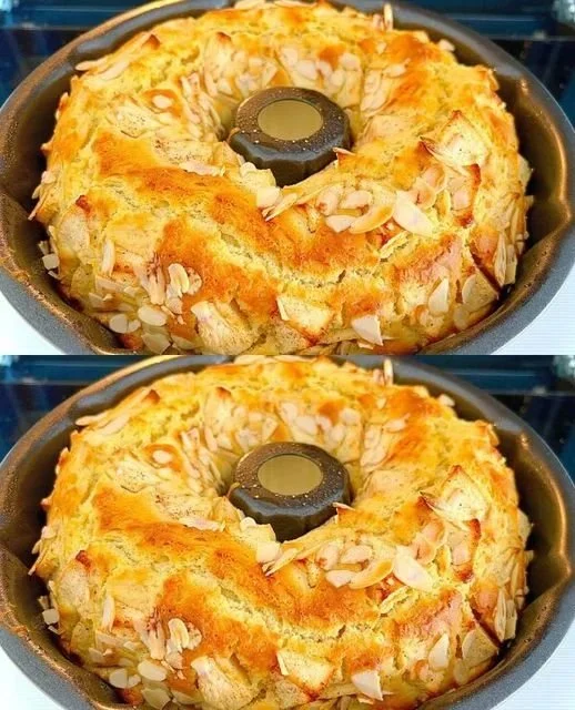 Homemade apple pie fresh out of the oven, served on a wooden table