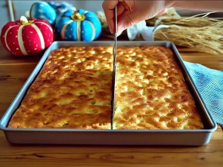 Homemade apple pie with cinnamon and nuts on a wooden table