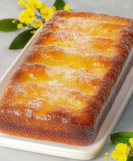 Homemade apple pie topped with creamy pastry cream on a rustic wooden table
