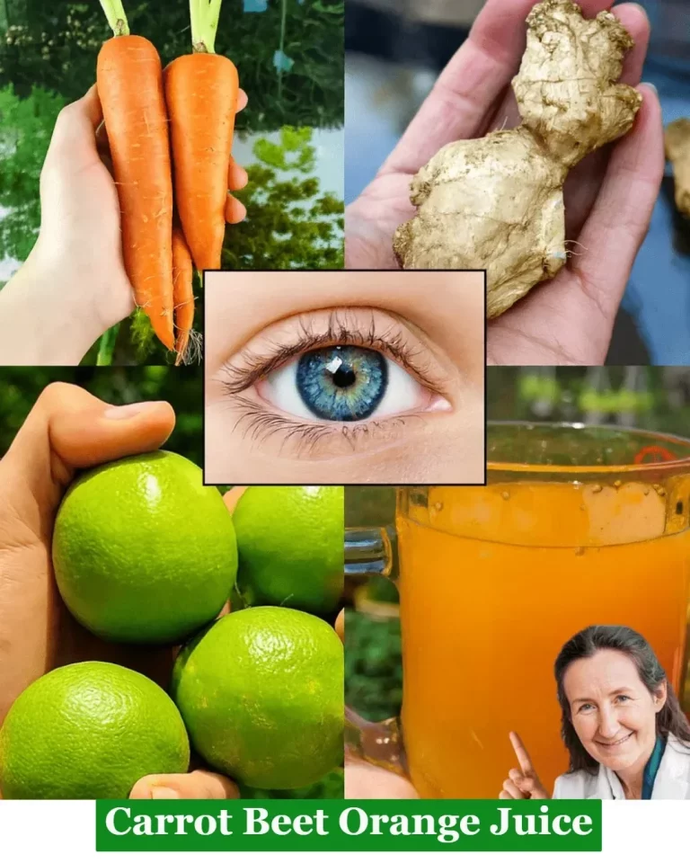 Freshly squeezed Carrot Beet Orange Juice in a glass