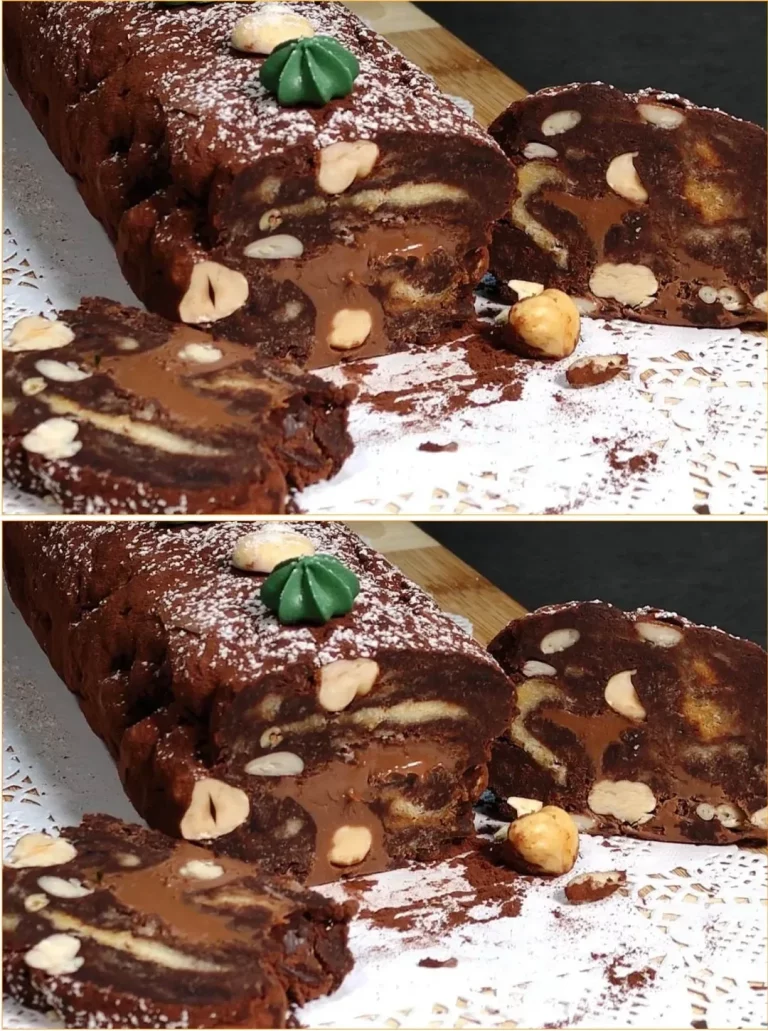 Delicious Christmas Log dessert ready in 5 minutes, festive and easy to make.
