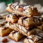 Scandinavian Almond Bars baked with almond flavor, inspired by Grandma's recipe.