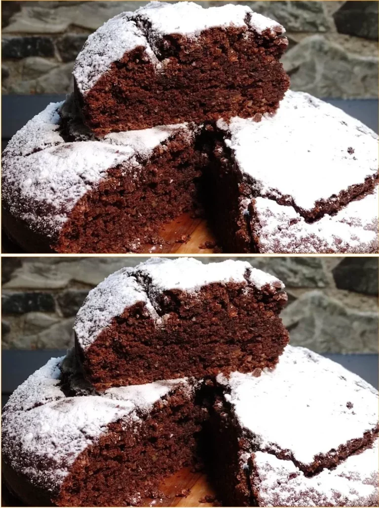Delicious Ferrero Rocher Cake decorated with chocolate and hazelnuts