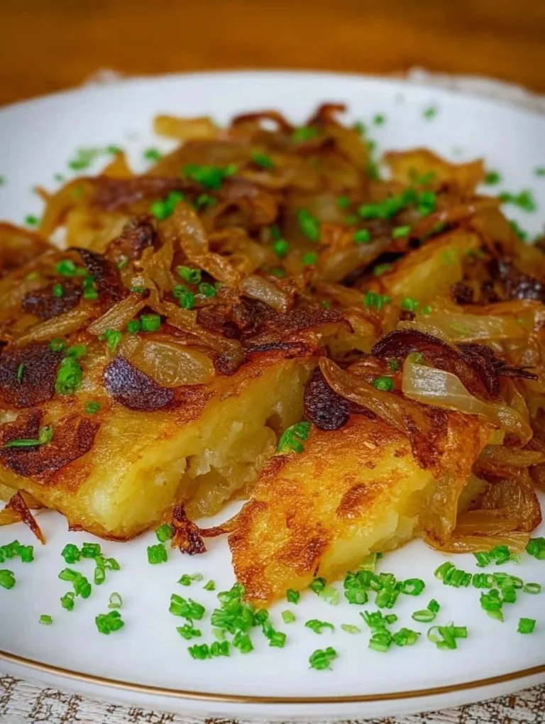Delicious fried potatoes with onions, a flavorful comfort food side dish.