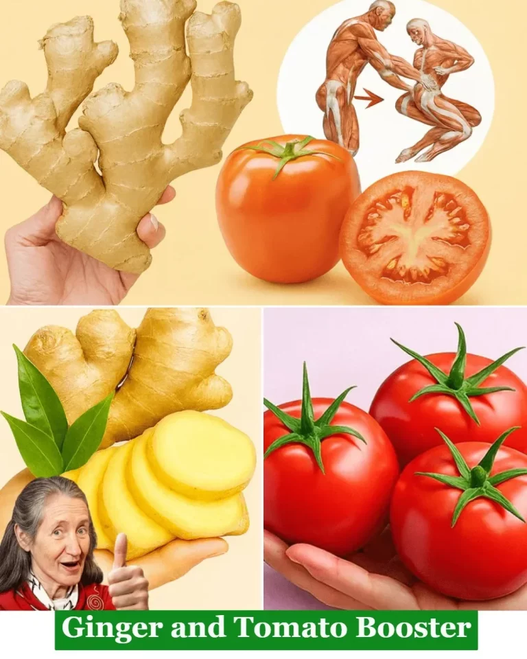 Ginger Tomato Booster - a healthy drink blend for energy and immunity.