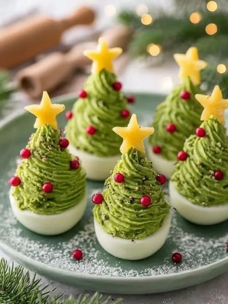 Beautifully decorated Green Easter Eggs for spring celebrations