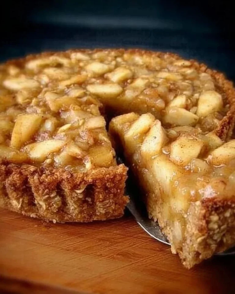 Guilt-free apple pie made with fresh apples and healthy ingredients.