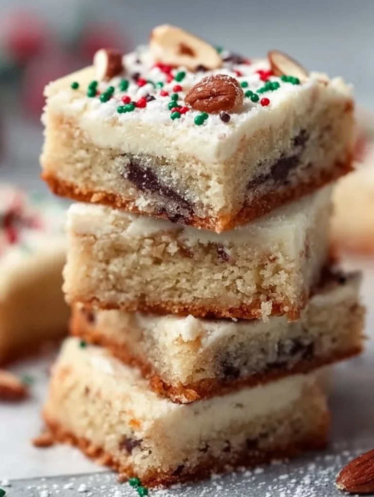 Delicious Keto Sugar Cookie Bars on a plate decorated with sprinkles