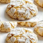 Plate of delicious Lemon Crispy Cookies with a crispy texture and zesty flavor.