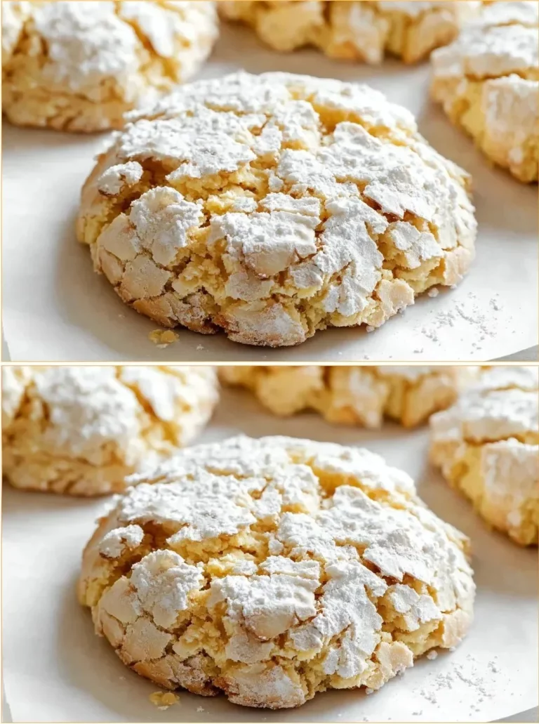 Plate of delicious Lemon Crispy Cookies with a crispy texture and zesty flavor.