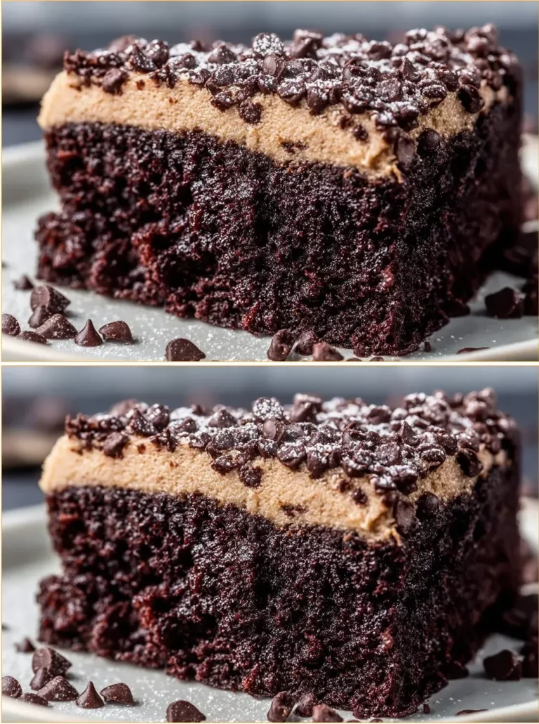 Delicious Mexican Chocolate Cake topped with chocolate and spices.
