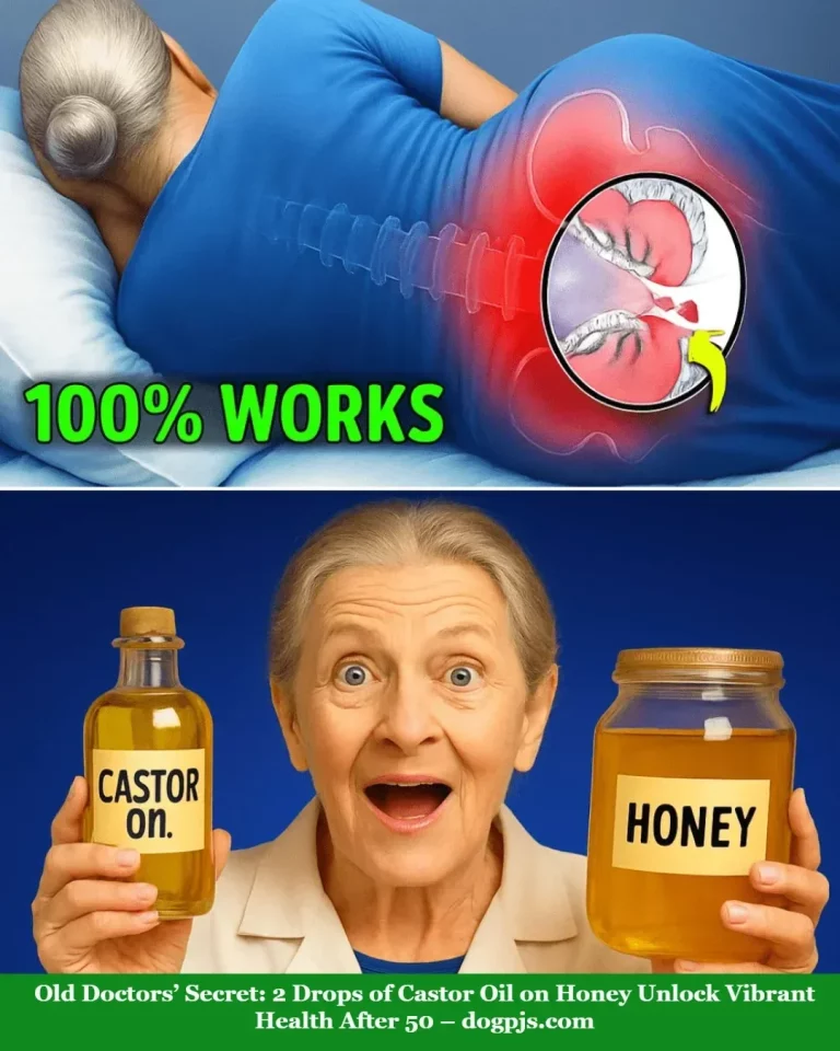 Castor oil with honey for vibrant health after 50.