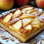 Delicious homemade Pear Cake topped with fresh pears and spices