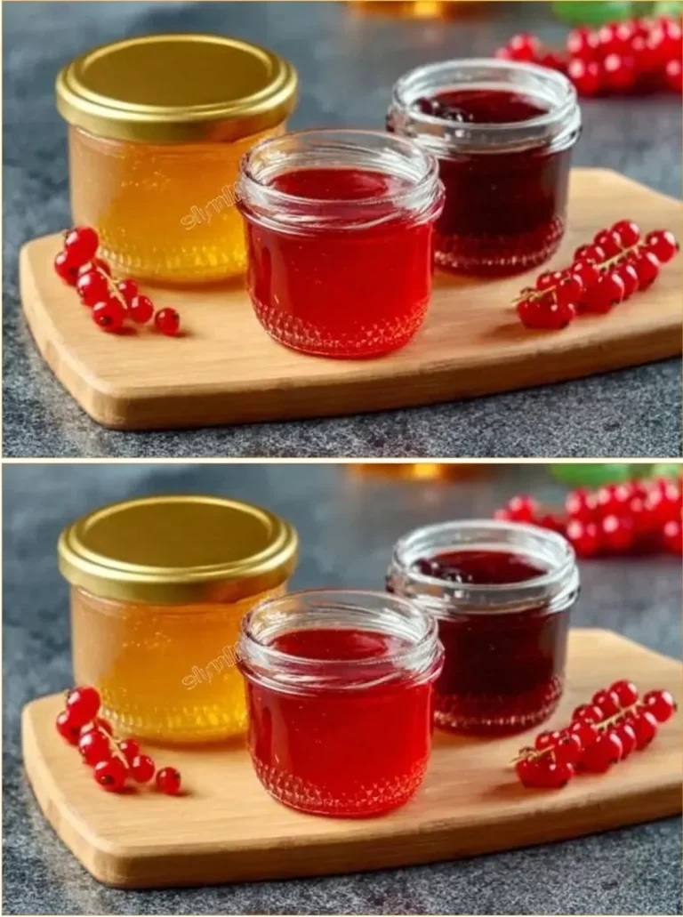 Viburnum flowers with honey drizzled over them