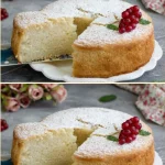 Delicious Water Cake served on a decorative plate with fresh fruits