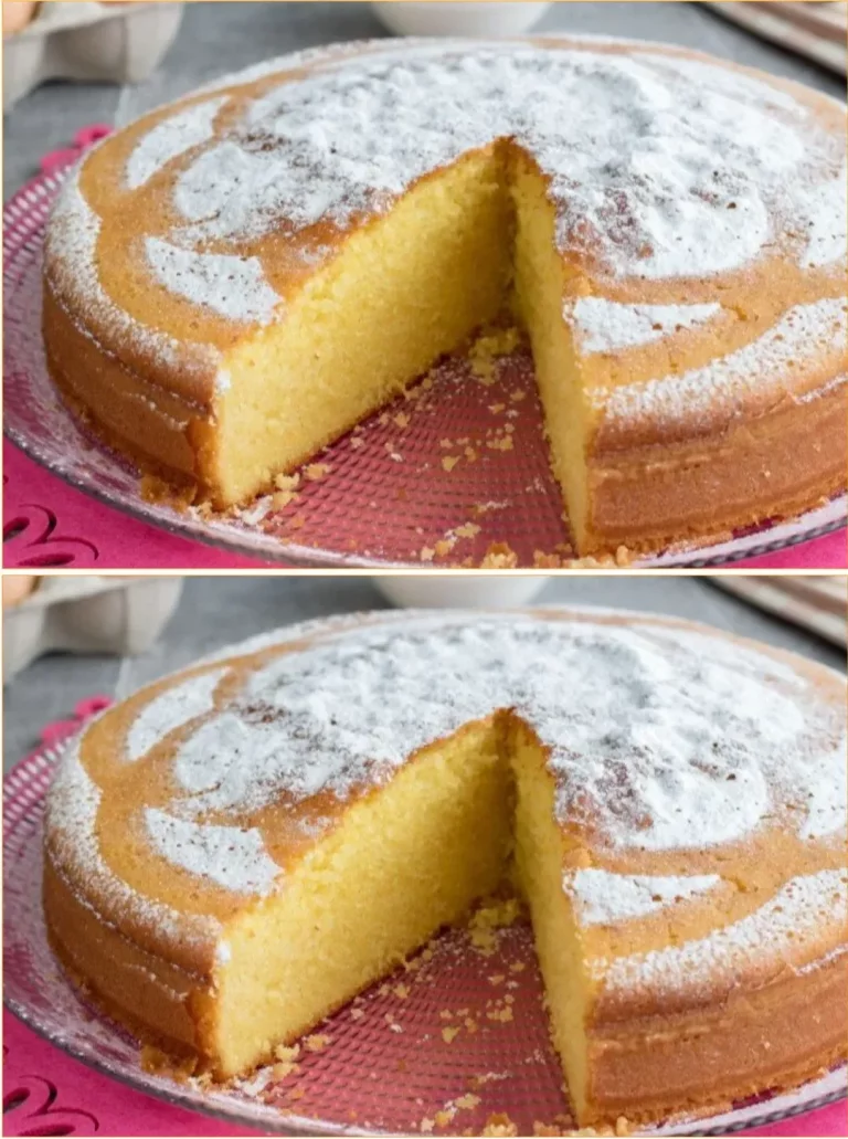 Delicious homemade yogurt cake with fresh fruit toppings