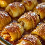 Delicious Crescent Roll Apple Dumplings baked to perfection with sweet apple filling