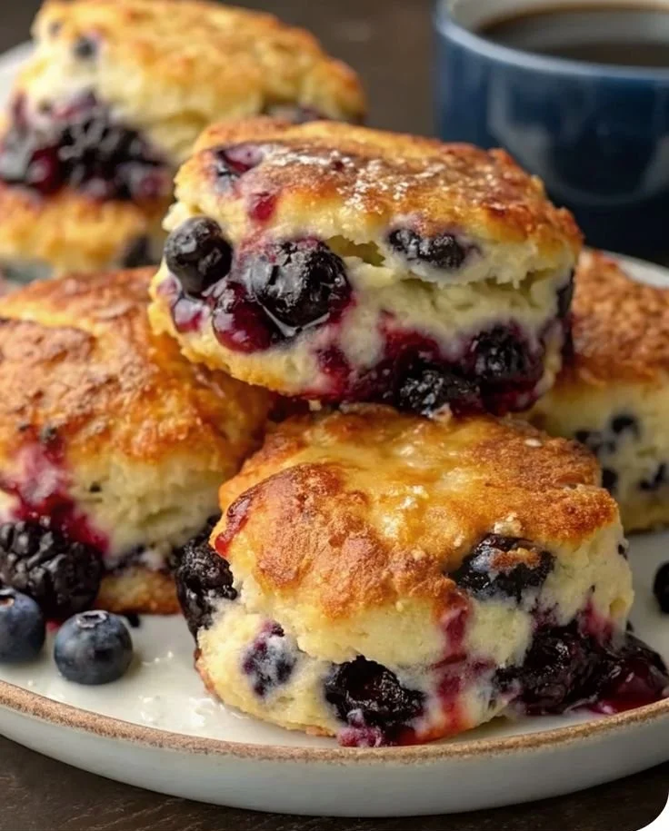 How to Make Blueberry Biscuits