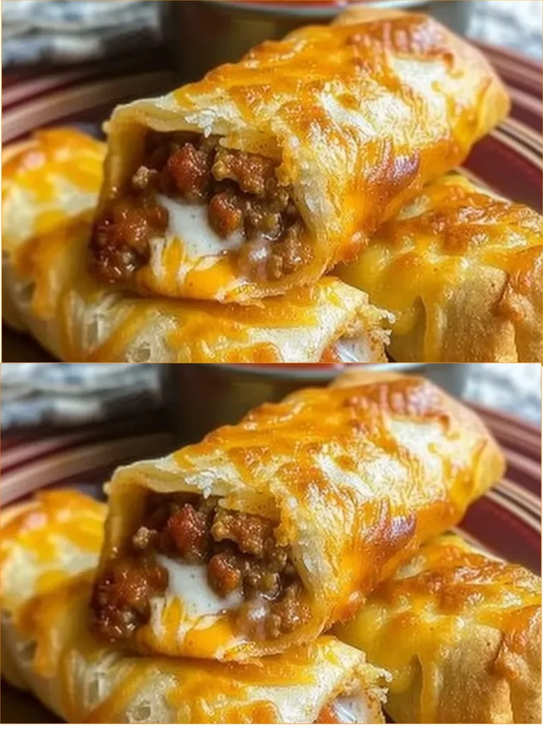 Cheesy taco sticks ready to be served with dipping sauce.