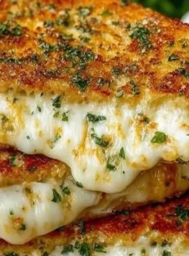 Garlic Butter Grilled Cheese Delight served on a plate