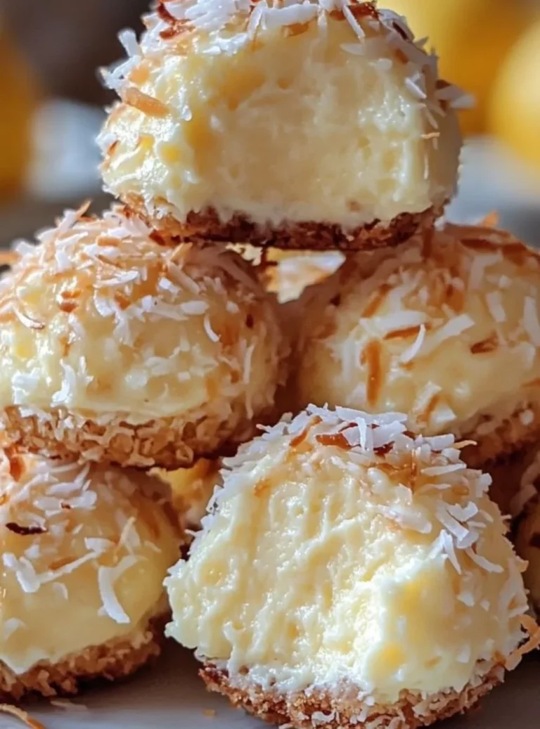 Delicious lemon coconut cheesecake cookies on a white plate