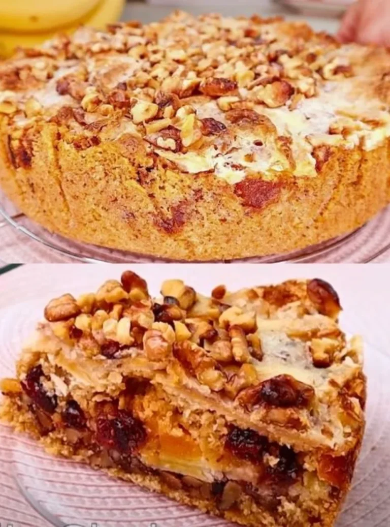 Delicious cake made with oatmeal and apples, a perfect healthy dessert option