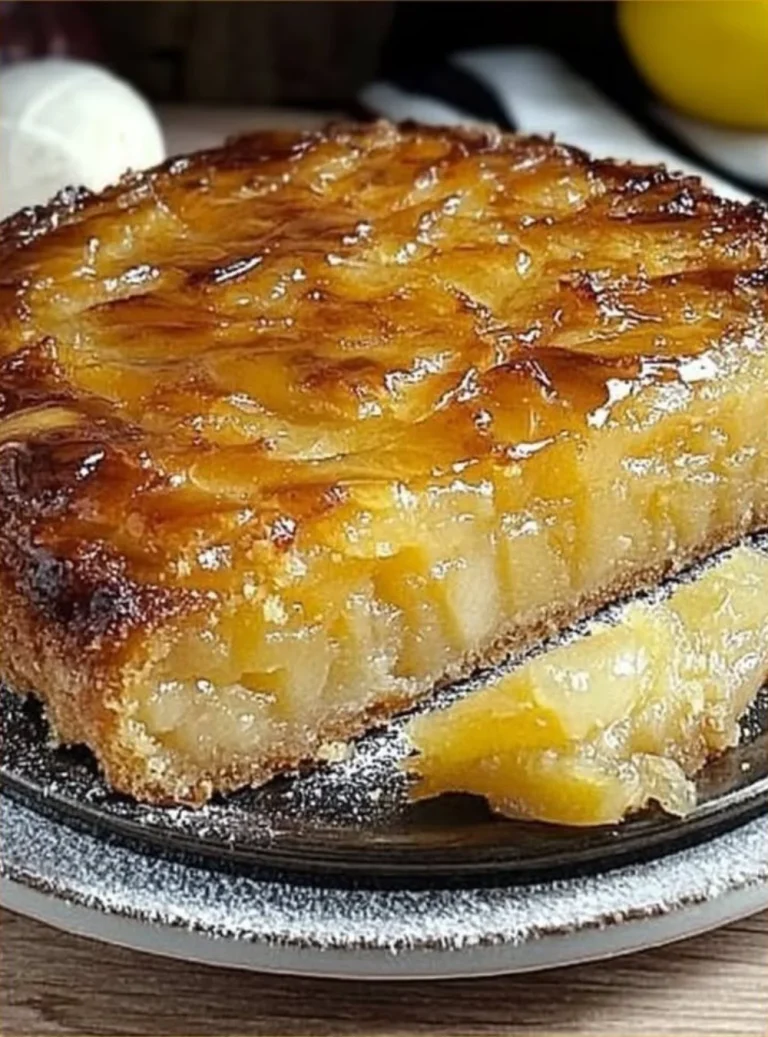 Delicious Apple-Lemon Cake topped with fresh lemon zest and apple slices