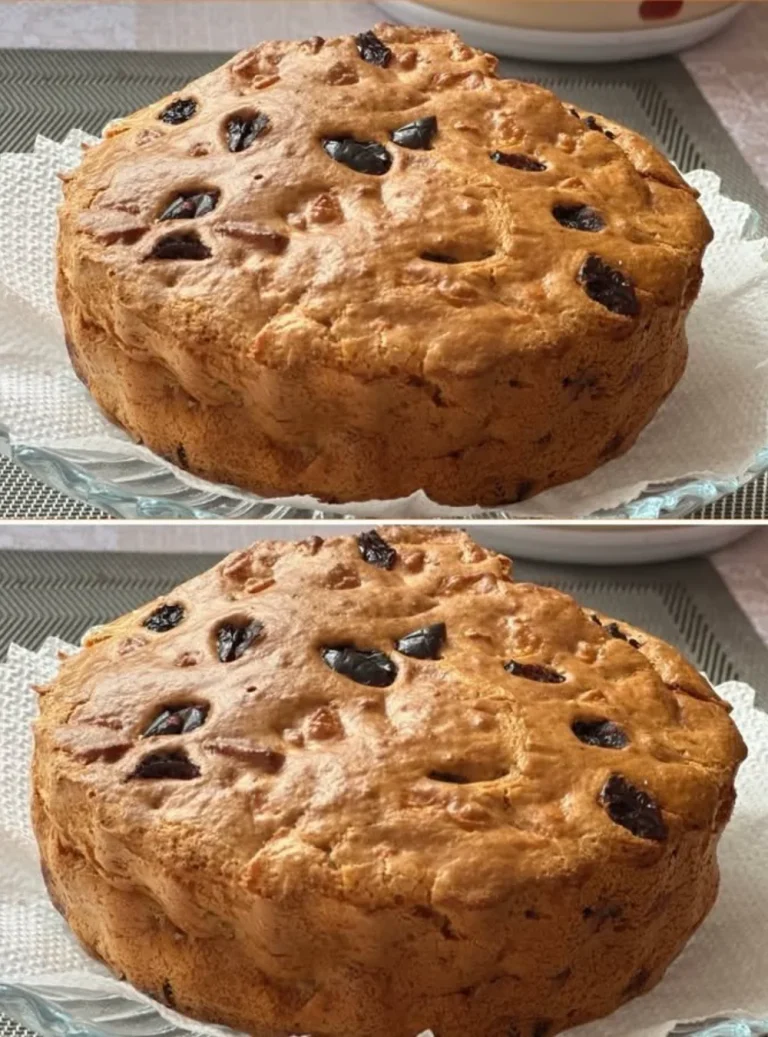 Delicious slice of homemade Apple Oatmeal Cake with fresh apple chunks
