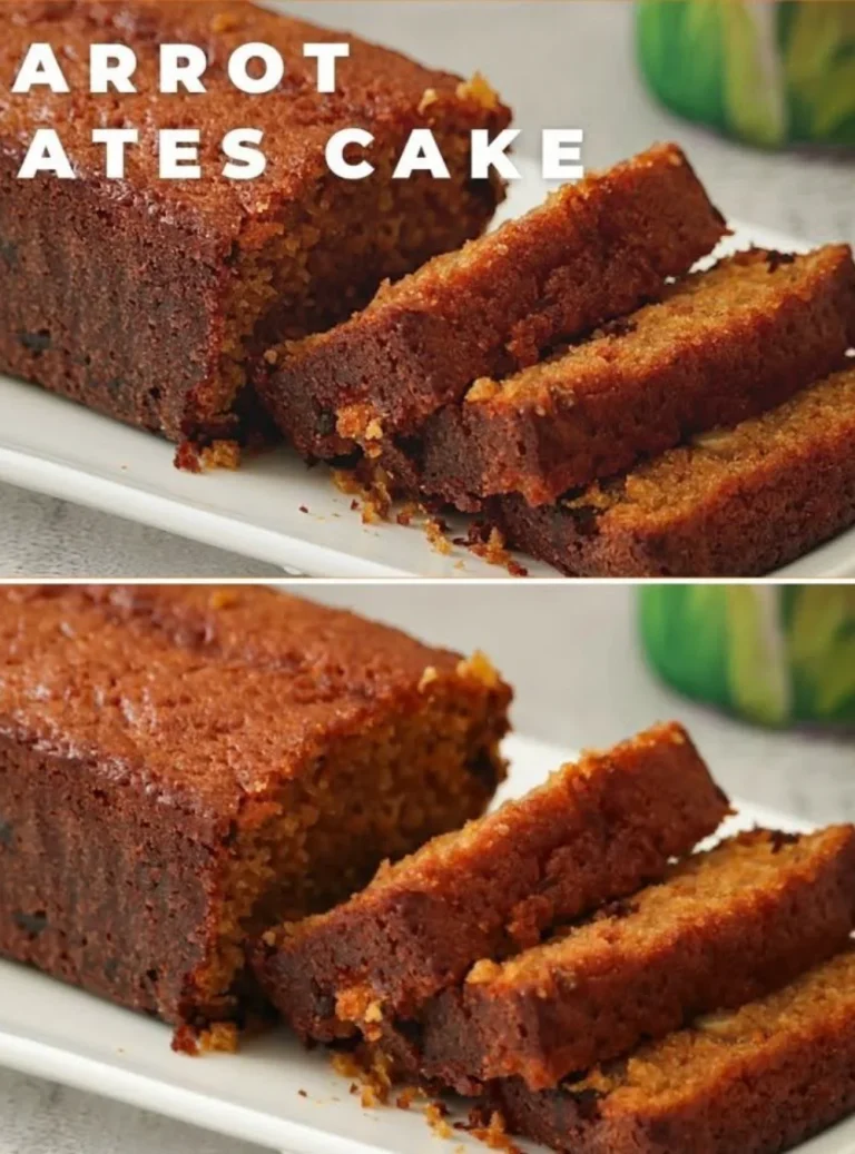 Delicious homemade carrot cake with cream cheese frosting and walnuts.