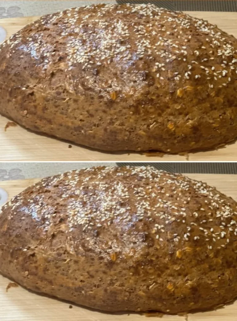 Loaf of healthy bread with grains and seeds, perfect for nutritious meals.