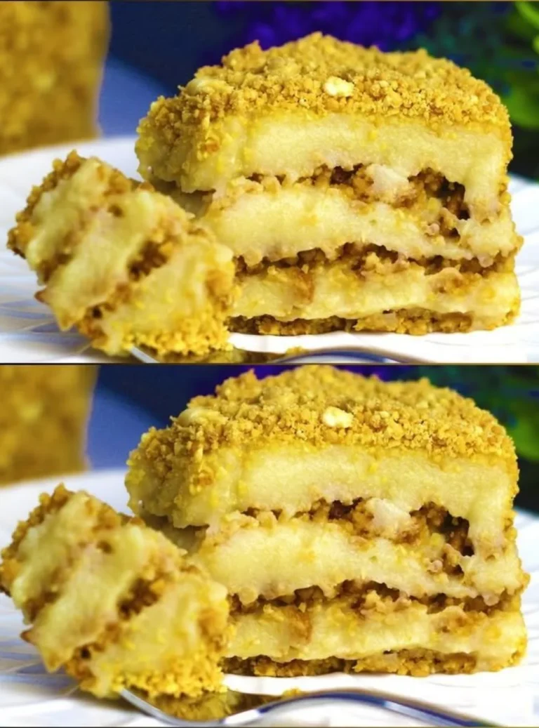 Delicious healthy cake made with 3 ingredients, low-carb and sugar-free