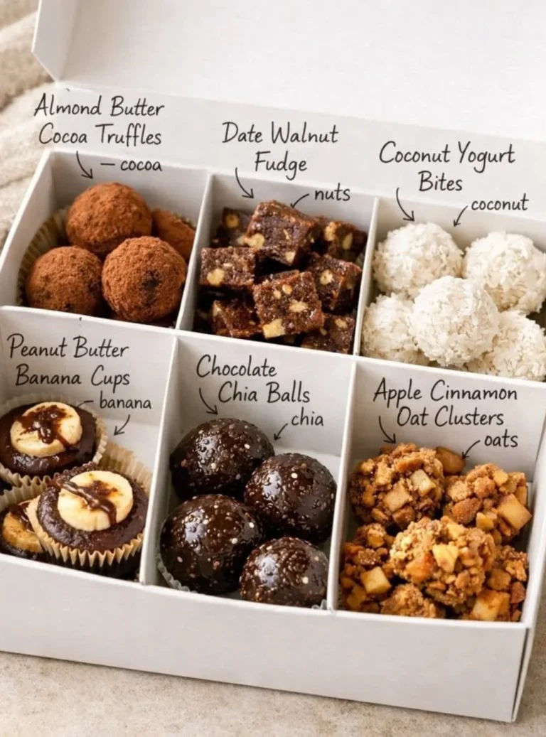 Healthy strawberry yogurt dessert topped with fresh strawberries and mint