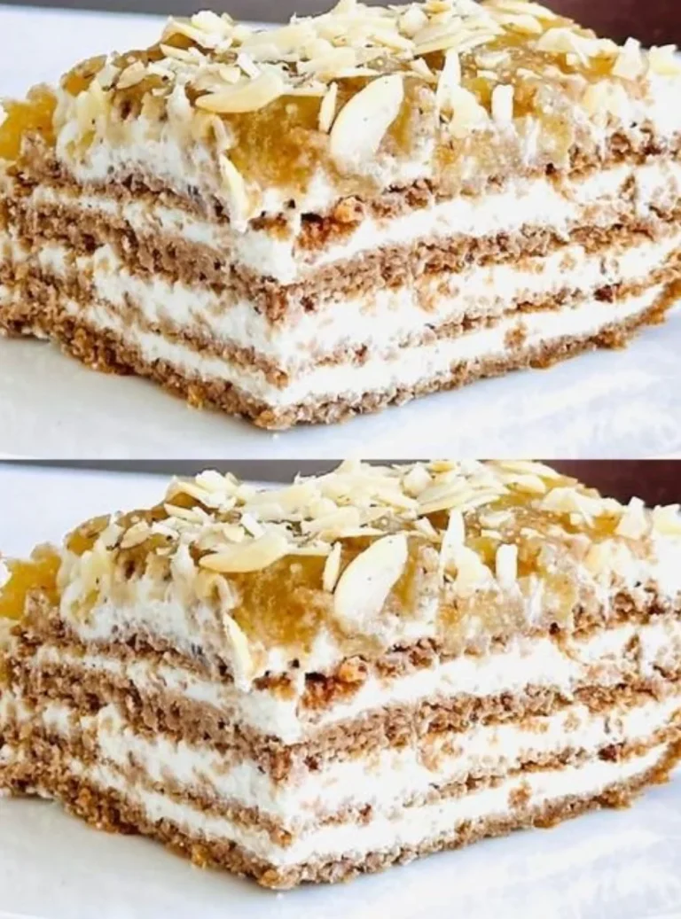 Low-calorie apple cake topped with quark cream, sugar-free and wheat-free dessert