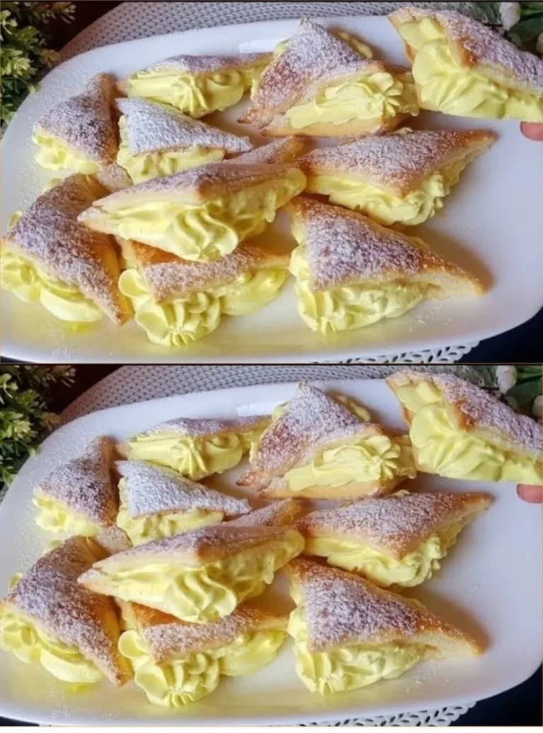 Quick vanilla cake topped with frosting and sprinkles on a white plate