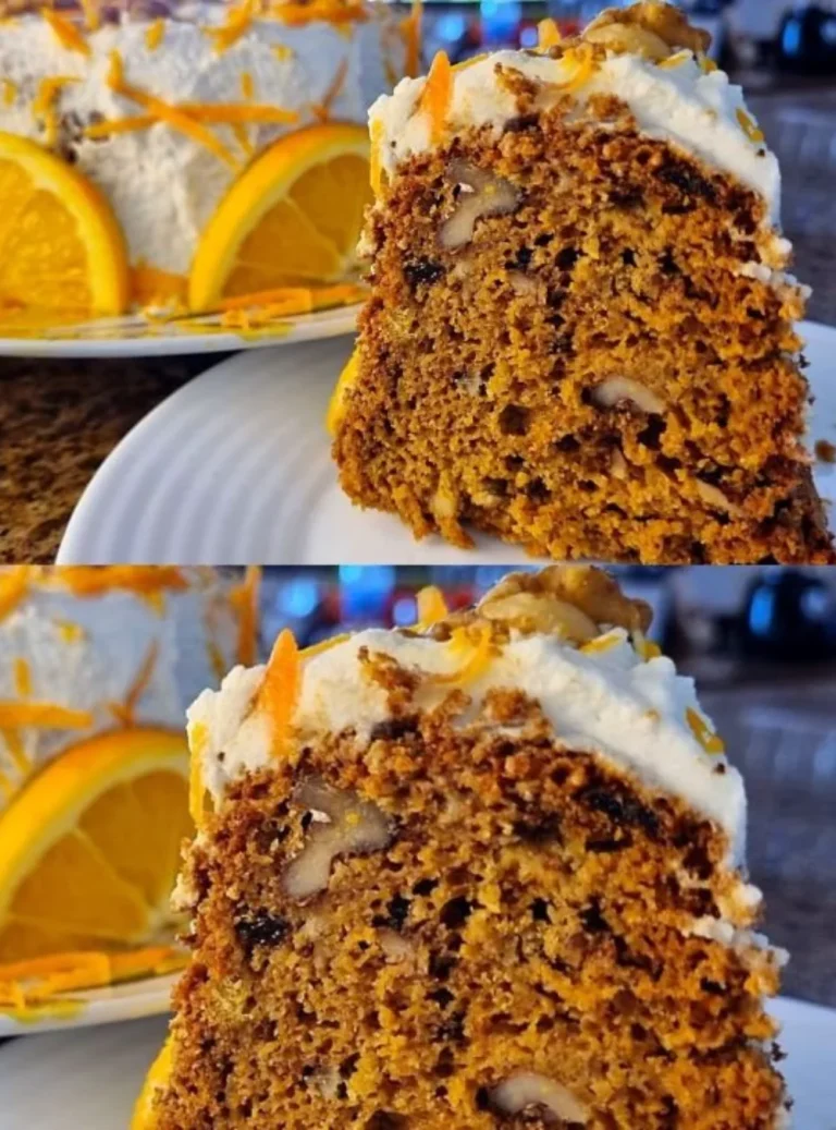 Delicious vegan cake made with carrot, oats, and sugar-free ingredients.