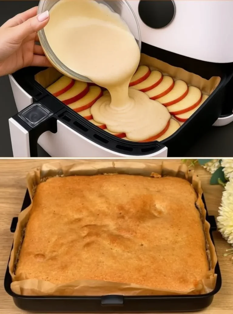 Delicious warm cinnamon apples made in the air fryer, perfect for a cozy dessert.